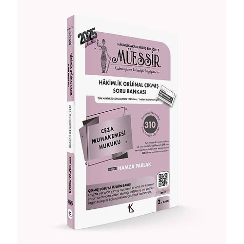 M�essir �dari Yarg� �n S�nav�na (�Y�S) Ceza Muhakemesi Hukuku Hamza Parlak