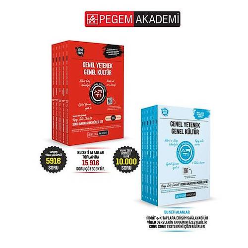 Pegem Akademi 2025 KPSS GY GK Lisans Konu Anlatml Modler Set (6 Kitap) + 2025 KPSS GY GK Tamam zml Soru Bankas Seti - 5 Kitap Seti (2.Set Toplam 11 Kitap)