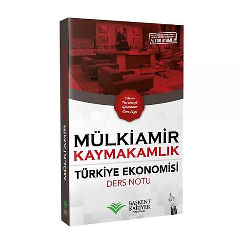 MLKAMR Kaymakamlk Trkiye Ekonomisi Ders Notu Bakent Kariyer Yaynlar