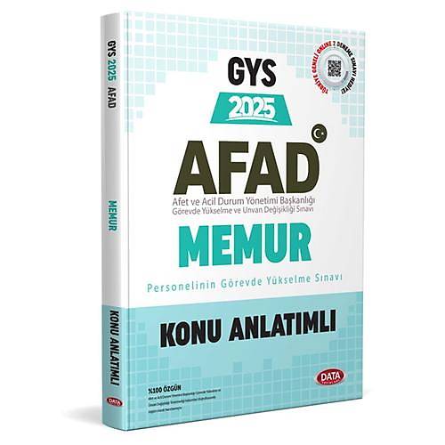 GYS AFAD Memur Personeli Haz�rl�k Konu Anlat�ml� Data Yay�nlar� 2025