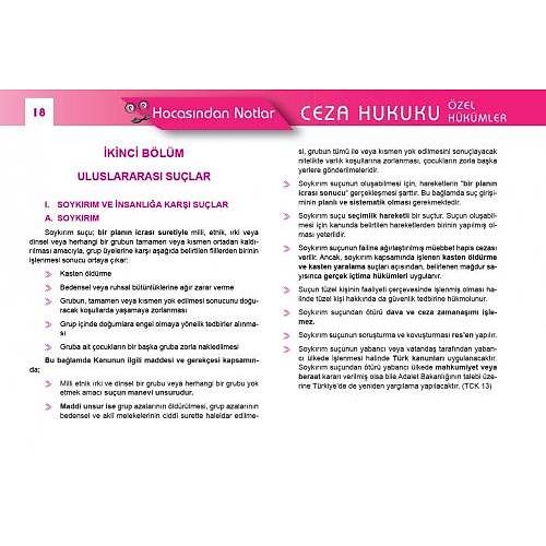 Ceza Hukuku 2 zel Hkmler Hocasndan Ders Notlar - 2021