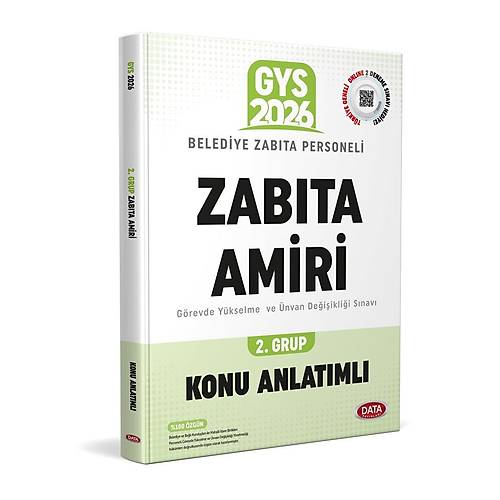 Data Yay�nlar� Belediye Zab�ta Personeli Zab�ta Amiri 2. Grup Soru Bankas�