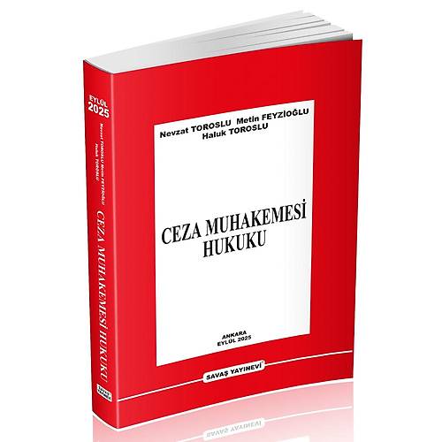 Ceza Muhakemesi Hukuku - Nevzat Toroslu, Haluk Toroslu Metin Feyzio�lu Eyl�l 2025