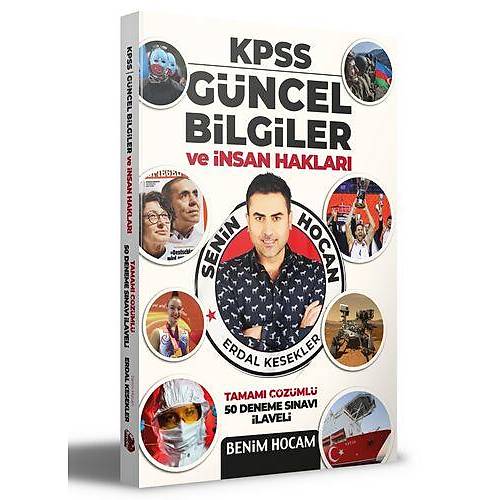 Benim Hocam Yaynlar 2021 KPSS Gncel Bilgiler ve nsan Haklar 50 Deneme laveli