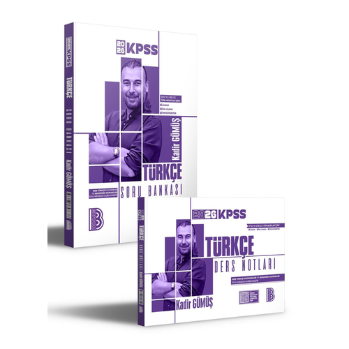 Benim Hocam Yay�nlar� 2026 KPSS T�rk�e Ders Notlar� ve Soru Bankas� Seti Kadir G�m��
