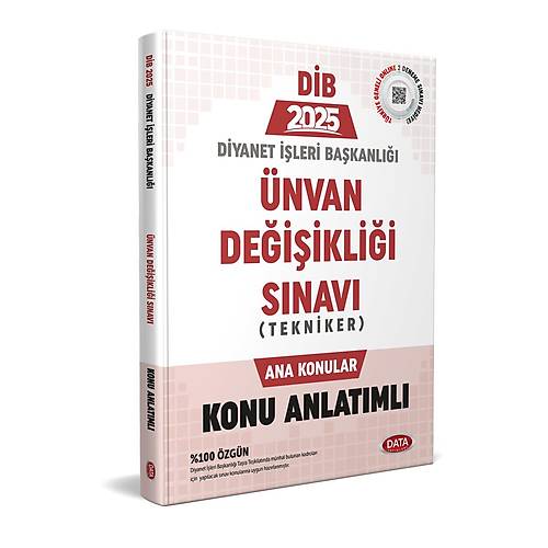 Data Yaynlar Diyanet leri Bakanl nvan Deiiklii Snav Tekniker Ana Konular Konu Anlatml
