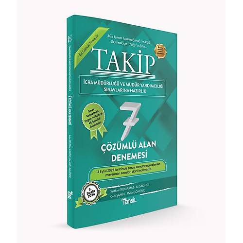 TAK�P Takip �cra M�d�rl��� ve M�d�r Yard�mc�l��� S�nav� 7 ��z�ml� Alan Denemesi 2024
