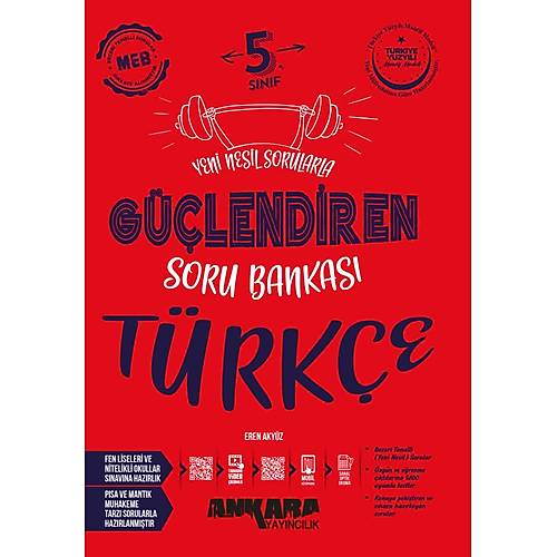 5. Snf Glendiren Trke Soru Bankas Eren Akyz Ankara Yaynclk