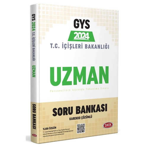 Data Yay�nlar� T.C. ��i�leri Bakanl��� Uzman GYS Soru Bankas� - Karekod ��z�ml�