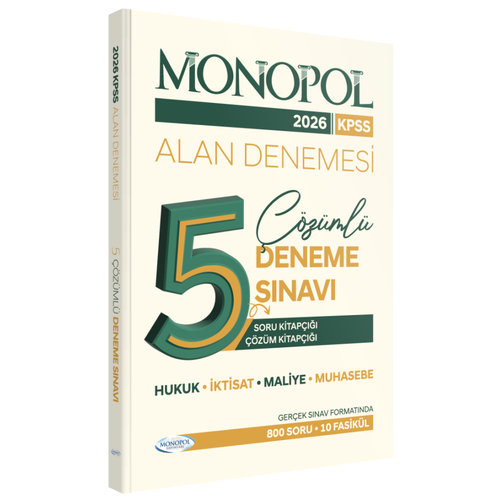 Monopol Yay�nlar� 2026 KPSS A Grubu Fasik�l 5 Deneme ��z�ml�