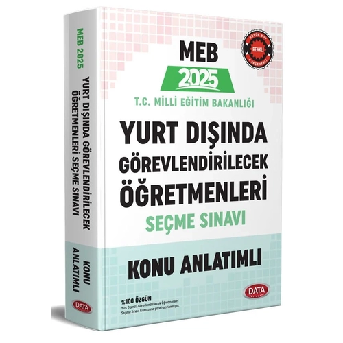 2025 MEB Yurt D���nda G�revlendirilecek ��retmenleri Se�me S�nav� Konu Anlat�ml�