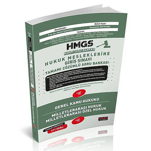 HMGS Kamp Genel Kamu Hukuku, Milletleraras Hukuk Soru Bankas Sava Yaynlar Nisan 2025