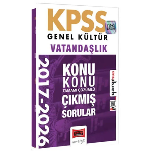 Yarg� Yay�nlar� 2027 KPSS Genel K�lt�r Vatanda�l�k Konu Konu Tamam� ��z�ml� 10 Y�l ��km�� Sorular