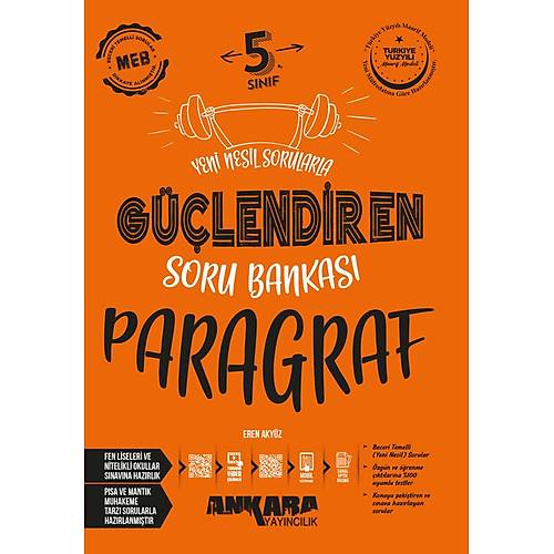 5. Snf Glendiren Paragraf Soru Bankas Eren Akyz Ankara Yaynclk