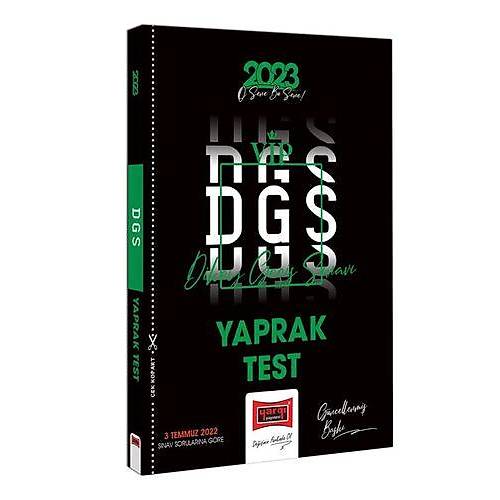 Yarg Yaynlar 2023 DGS Yaprak Test