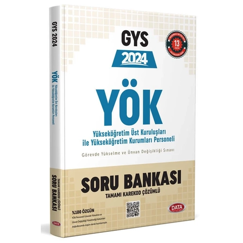 YK st Kurulular ile YK Personeli GYS Soru Bankas - Karekod zml Data Yaynlar