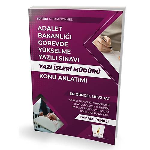 Pelikan GYS Adalet Bakanl Yaz leri Mdr Konu Anlatm Grevde Ykselme - M. Sami Snmez Pelikan Yaynevi