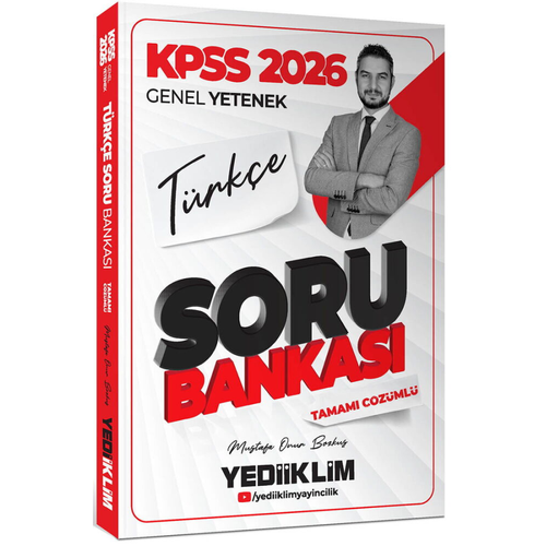 Yediiklim Yaynlar 2026 KPSS Genel Yetenek Trke Tamam zml Soru Bankas Mustafa Onur Bozku