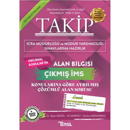 TAK�P �cra M�d�rl��� ��km�� Soru Bankas� Temsil Kitap