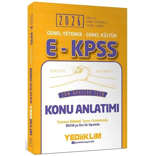 Yediiklim 2026 EKPSS Konu Anlat�m� Yediiklim Yay�nlar�