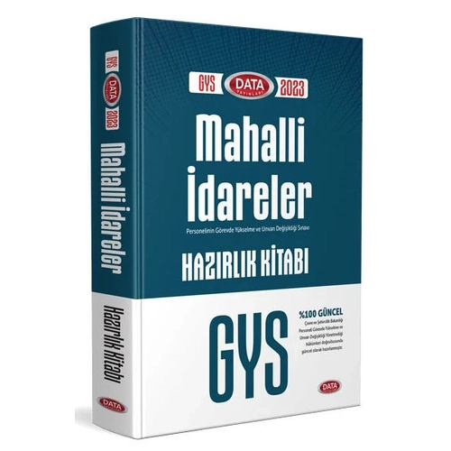 Data Yaynlar 2023 Mahalli dareler GYS Hazrlk Kitab
