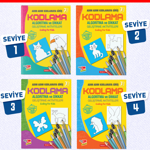 Algoritma Temelli Ad�m Ad�m Kodlama (4'l� Set)