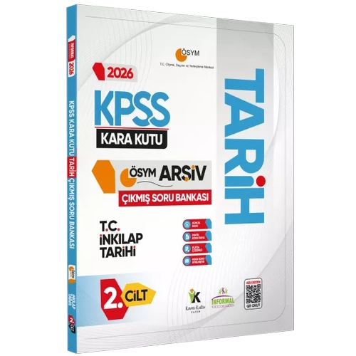 2026 KPSS Tarihin Kara Kutusu 2.Cilt �SYM ��km�� Soru Havuzu Bankas� Konu �zetli Dijital ��z�ml�