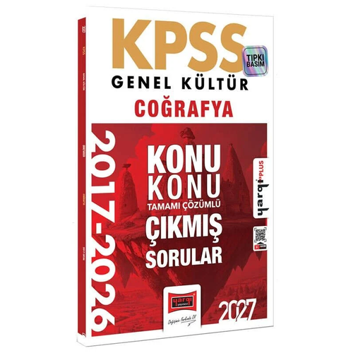Yarg� 2027 KPSS Co�rafya ��km�� Sorular 2017-2026 Konular�na G�re ��z�ml� Yarg� Yay�nlar�