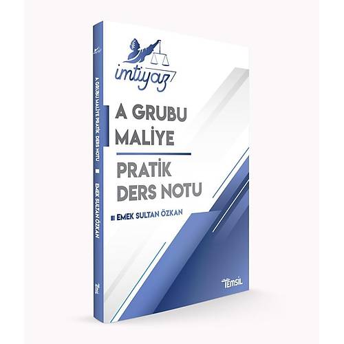 �MT�YAZ A Grubu Maliye Pratik Ders Notu Emek �zkan Temsil Kitap