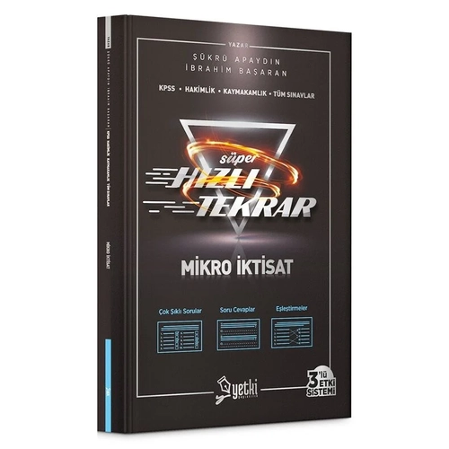 Yetki KPSS A Grubu Mikro �ktisat S�per H�zl� Tekrar ��kr� Apayd�n �brahim Ba�aran