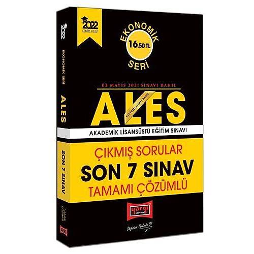 Yarg Yaynlar 2022 ALES Ekonomik Seri Tamam zml km Sorular Son 7 Snav