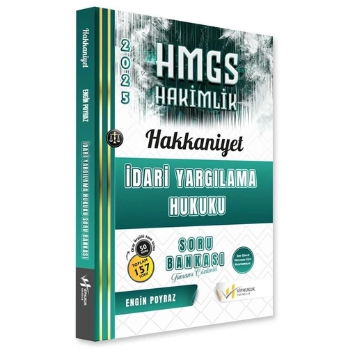 VP Hukuk 2025 HAKKANYET HMGS Hakimlik dari Yarglama Hukuku Soru Bankas zml - Engin Poyraz VP Hukuk Yaynclk