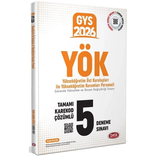 Data 2026 GYS Y�K Y�ksek��retim Kurumlar� Personeli 5 Deneme G�revde Y�kselme Data Yay�nlar�
