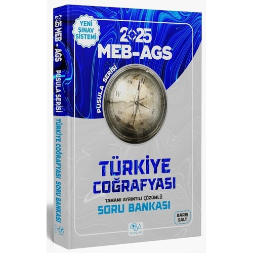 CBA Yaynlar 2025 MEB-AGS Trkiye Corafyas Soru Bankas zml
