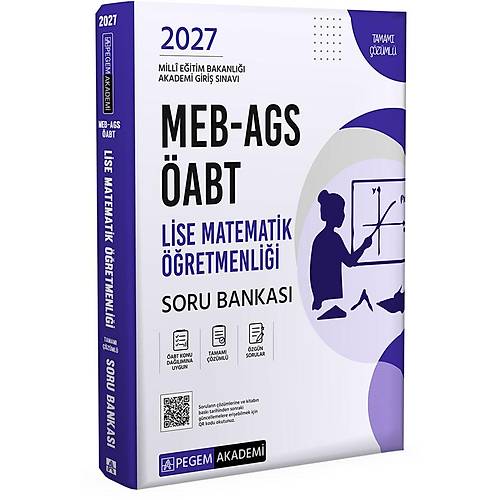 Pegem Akademi 2027 MEB-AGS �ABT Lise Matematik ��retmenli�i Soru Bankas�