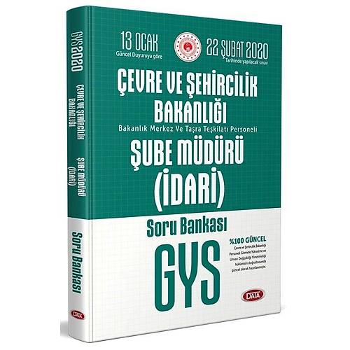 2020 GYS evre ehircilik Bakanl ube Mdr (dari) Soru Bankas Grevde Ykselme Data Yaynlar