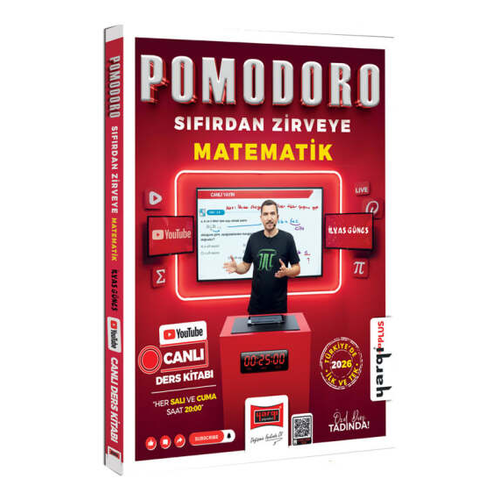 Yarg� 2026 Matematik Pomodoro S�f�rdan Zirveye Canl� Ders Kitab� - �lyas G�ne� Yarg� Yay�nlar�