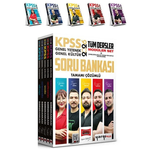 Yarg� Yay�nlar� 2026 KPSS Genel Yetenek Genel K�lt�r T�m Dersler Tamam� ��z�ml� Mod�ler Soru Bankas� Seti (5 Kitap)