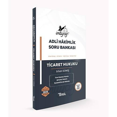S�per Fiyat !! �mtiyaz Ticaret Hukuku Soru Bankas� Erhan G�ne� Temsil Kitap