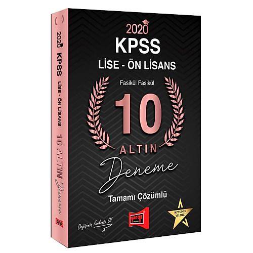 KPSS Lise n Lisans 10 Altn Fasikl Fasikl Tamam zml Deneme Snav Yarg Yaynlar 2020