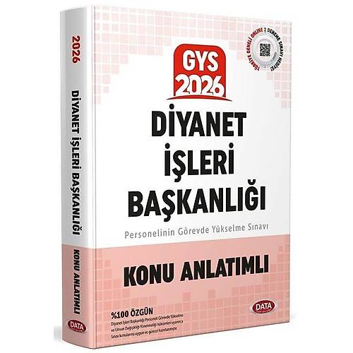 Data 2026 GYS D�B Diyanet ��leri Ba�kanl��� Konu Anlat�ml� G�revde Y�kselme Data Yay�nlar�