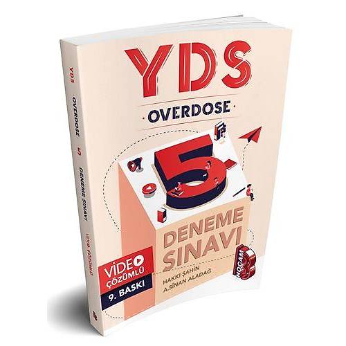 Benim Hocam Yaynlar 2020 YDS Overdose 5 Deneme Snav