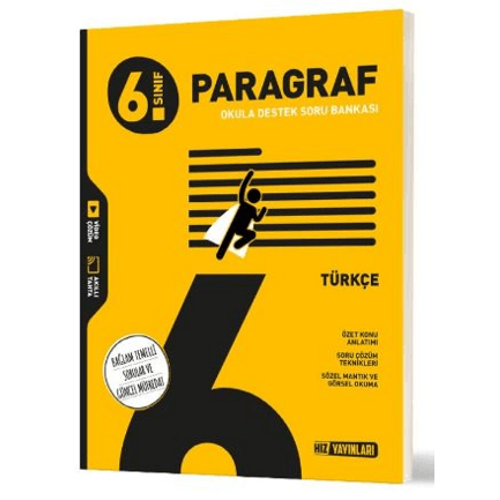 H�z Yay�nlar� 6. S�n�f T�rk�e Paragraf Soru Bankas�