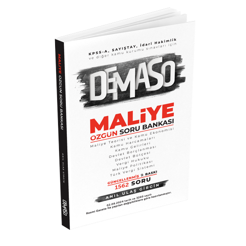 DEMASO Maliye �zg�n Soru Bankas� An�l Ula� Girgin 2025