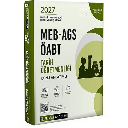Pegem 2027 �ABT MEB-AGS Tarih ��retmenli�i Konu Anlat�ml� Pegem Akademi Yay�nlar�