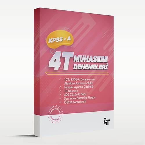 4T KPSS-A TAMAMI ZML 4T 10'LU MUHASEBE DENEMELER 3. BASKI