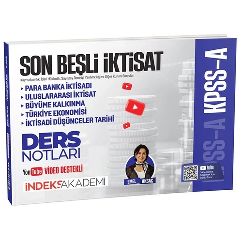 �ndeks Akademi 2026 KPSS A Grubu Son Be�li �ktisat Video Ders Notlar� - Emel Aksa� �ndeks Akademi Yay�nc�l�k