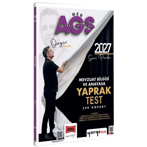 Yarg� 2027 MEB-AGS Anayasa ve Mevzuat Bilgisi Yaprak Test - �zg�r �zk�n�k Yarg� Yay�nlar�