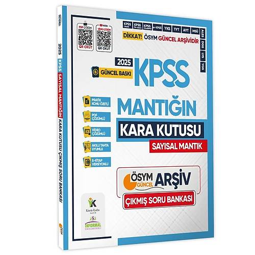 �nformal Yay�nlar� 2025 KPSS Say�sal Mant���n Kara Kutusu �SYM ��km�� Soru Havuzu Bankas� Konu �zetli Video ��z�ml�