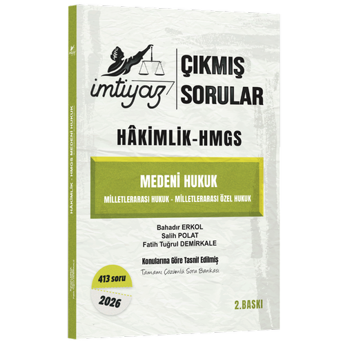 �mtiyaz Medeni Hukuk Milletleraras� Hukuku - Milletleraras� �zel Hukuku - ��km�� Sorular